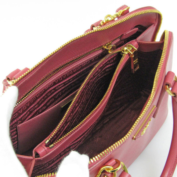 PRADA Pink Saffiano Shoulder Bag - Picture 3 of 16
